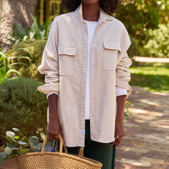 Frank & Eileen Tops - Frank & Eileen McLoghlin Canvas Button Down Shirt